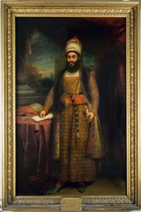 Portræt af Mirza Abul Hassan, persisk ambassadør (1785-1880) Sendt af kongen af Persien til England, 1809