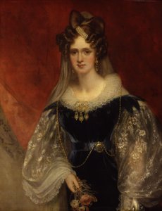 Dronning Adelaide (prinsesse Adelaide af Sachsen-Meiningen) af William Beechey