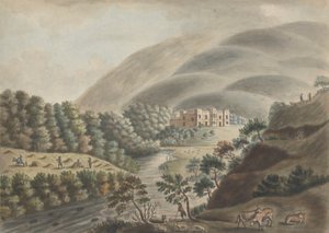 Kielder Castle, Northumberland af William Beilby