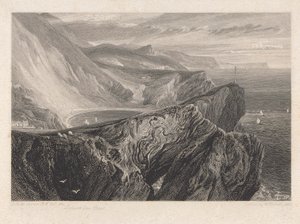Lulworth Cove, Dorsetshire af William Bernard Cooke