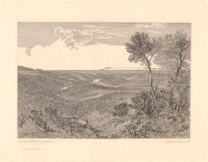 The Vale of Ashburnham af William Bernard Cooke