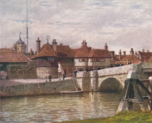 The Barbican, Sandwich, 1907 af William Biscombe Gardner