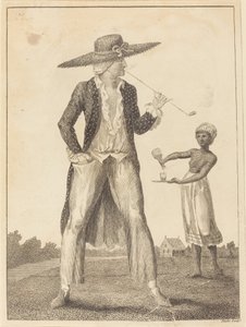 En Surinam Plantemand i sin Morgenkjole, 1793. af William Blake