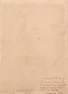 Et visionært hoved af William Blake