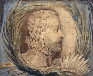 Alonso de Ercilla y Zúñiga, ca. 1800 (tempera på lærred) af William Blake