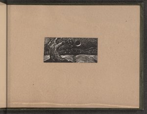 Sprængt træ og flade afgrøder, 1821. af William Blake