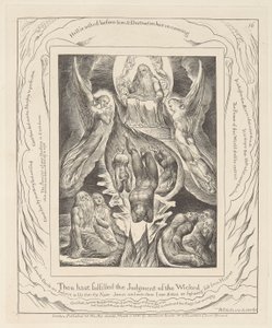 Jobs Bog, Plade 16, Satans fald af William Blake