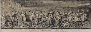 Chaucers Canterbury-pilgrimme af William Blake