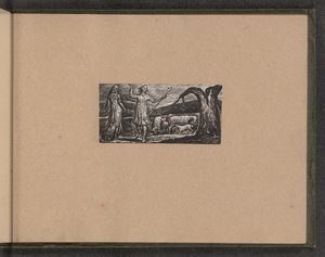Colinet afgår i sorg, 1821. af William Blake