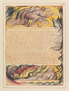 "Enitharmon hörte. Sie hob ihren Kopf wie der milde Mond..." (Platte 93)