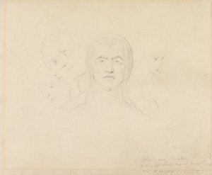 Fem visionære chefer for kvinder af William Blake