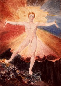 Glad Day eller The Dance of Albion, ca. 1794 (radering med wc) af William Blake