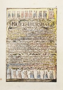 Hellig torsdag 1789 af William Blake