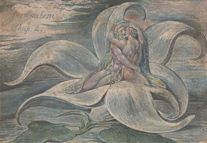 Jerusalem, planche 28, prøvetryk af William Blake
