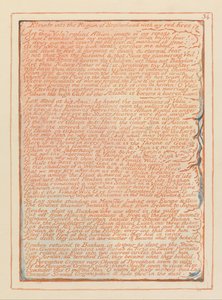 Jerusalem, plade 34, hæv ind i broderskabsområdet .... af William Blake