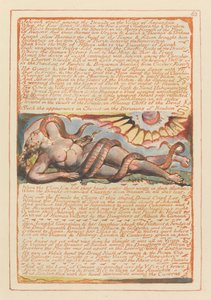 Jerusalem, plade 63, Jehova stod blandt druiderne .... af William Blake