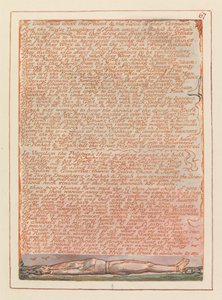 Jerusalem, plade 67, af dem, der drikker deres blod .... af William Blake