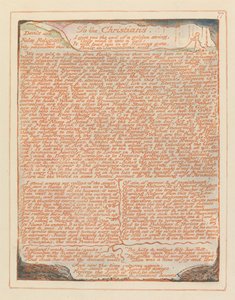 Jerusalem, plade 77, til de kristne .... af William Blake