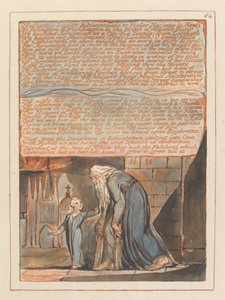 Jerusalem, Plate 84, Highgates heights & Hampstead .... af William Blake