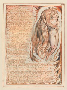 Jerusalem, plade 96, når solen og månen fører fremad .... af William Blake