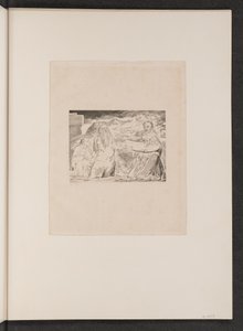 Job irettesat af sine venner af William Blake