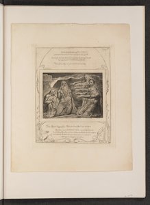 Job irettesat af sine venner af William Blake