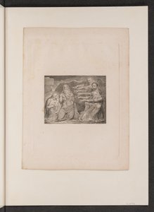 Job irettesat af sine venner, 1825. af William Blake