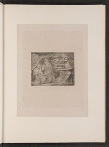 Job irettesat af sine venner, 1825. af William Blake