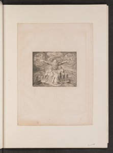 Job og hans døtre af William Blake