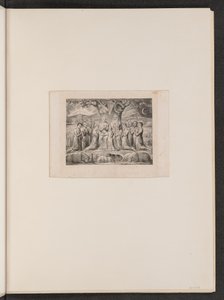 Job og hans familie af William Blake