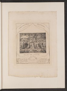 Job og hans familie af William Blake