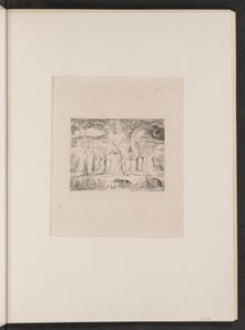 Job og hans familie, 1825. af William Blake