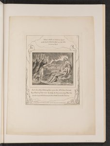 Jobs trøster, 1825. af William Blake