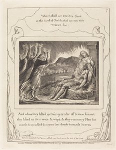 Jobs trøster, 1825. af William Blake
