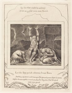 Jobs fortvivlelse af William Blake