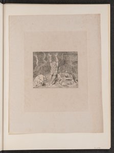 Jobs fortvivlelse, 1825. af William Blake