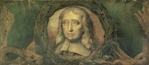 John Milton, ca. 1800-03 (tempera på lærred) af William Blake