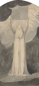 Moses modtager loven af William Blake