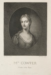 Fru Cowper, Digterens Moder, 1802. af William Blake