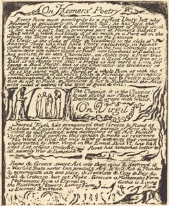 Om Homers digtning og om Virgil, 1822. af William Blake