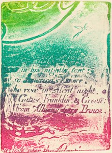 Gentryg fra fragment af annulleret plade til "A Prophecy" af William Blake