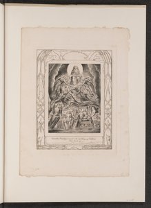Satan foran Guds trone af William Blake