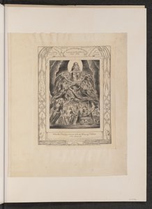 Satan foran Guds trone af William Blake