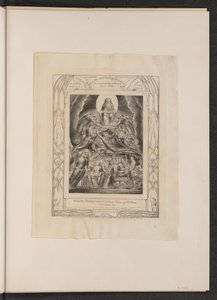 Satan foran Guds trone af William Blake