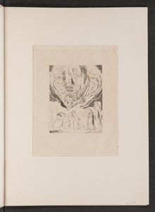 Satan går frem fra Herrens nærhed, 1825. af William Blake