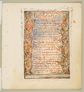 Songs of Innocence: Introduction, ca. 1825. af William Blake