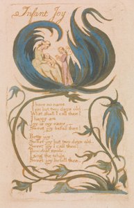 Innocence Songs, Plate 14, %22Infant Joy %22 (Bentley 25) af William Blake
