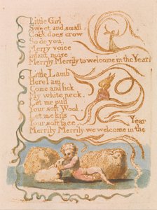 Sange om uskylden, plade 26, forår (Bentley 23) af William Blake