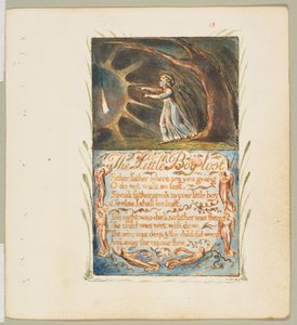 Sange om uskyld og om erfaring: Little Boy Lost, ca. 1825. af William Blake