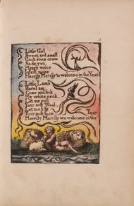 Sange om uskyld og erfaring, plade 12, forår (Bentley 23) af William Blake